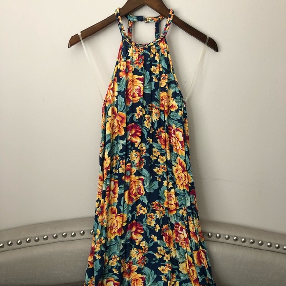 American Eagle Outfitters Dresses & Skirts - A&E | Floral Halter Dress